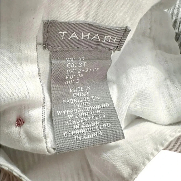 Tahari | Toddler Seersucker Top (3/3T) - Picture 5 of 6